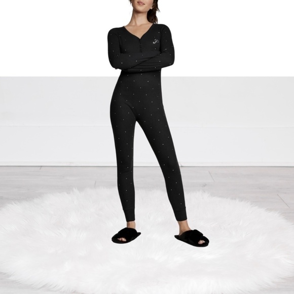 Victoria's Secret PINK Thermal Onesie Women's Sleepwear - Picture 1 of 5